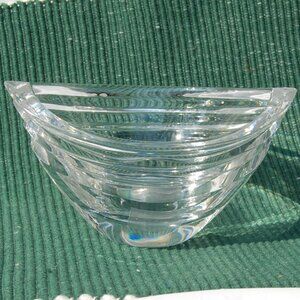 #3964 VINTAGE Lenox Ovations STEP crystal candy nut dish
